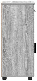 vidaXL Ντουλάπι Μπάνιου Γκρι sonoma 30 x 35 x 80 εκ Επεξεργασμένο ξύλο