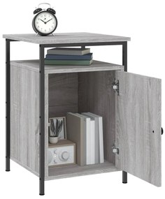 vidaXL Κομοδίνα 2 τεμ. Γκρι Sonoma 40x42x60εκ. από Επεξεργασμένο Ξύλο