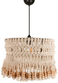 Φωτιστικό Οροφής 687HMY2362 Φ30x60cm 1xE27 40W Cream Opviq