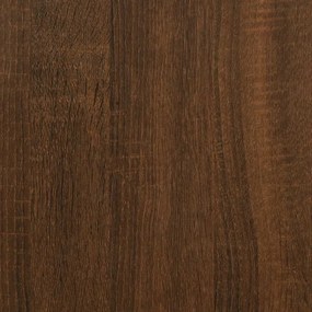 vidaXL Βοηθητικό Τραπέζι Καφέ Δρυς 40x40x40 εκ. Επεξεργασμένο Ξύλο