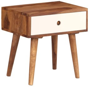 vidaXL Κομοδίνο 45 x 30 x 45 εκ. από Μασίφ Ξύλο Ακακίας