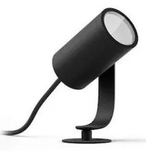Έξυπνο Φωτιστικό Σποτ Led 8W IP65 Μαύρο Βασική Μονάδα RGBW Hue Lily 915005671701 Philips Hue-915005671701-Μαύρο 915005671701