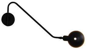 Φωτιστικό Τοίχου - Απλίκα HL-3548-1 S 77-3941 Mason Black Homelighting Metal