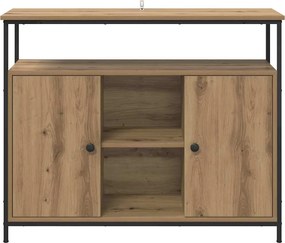 vidaXL Πλαϊνό γραφείο Artisan Oak 100 x 35 x 80 εκ. Επεξεργασμένο ξύλο