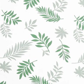 Μαξιλάρια Ξαπλώστρας 2 τεμ. Σχέδιο με Φύλλα από Ύφασμα Oxford - Πράσινο