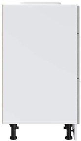 κάτω ντουλάπι σκυρόδεμα γκρι 40x46x81,5 cm - Γκρι