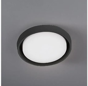 Πλαφονιέρα Φωτιστικό Οροφής LED 25W IP54 3000K Alu Zafferano-LD0131G3-Γκρι LD0131G3
