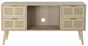 Τηλεόραση DKD Home Decor Πολύχρωμο Φυσικό Ξυλο παουλόβνια Ξύλο MDF 120 x 42 x 60 cm