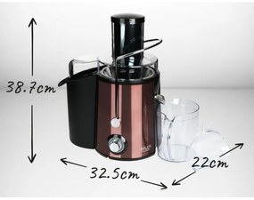 Αποχυμωτής Adler AD 4129, 1000/2000W, 2 ταχύτητες, 1l, σύστημα προστασίας από στάγδην, Μαύρο/μπρονζέ