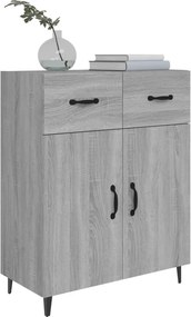 vidaXL Ντουλάπι Γκρι Sonoma 69,5 x 34 x 90 εκ. από Επεξεργασμένο Ξύλο