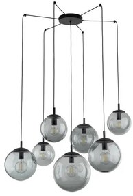 Κρεμαστό Φωτιστικό Οροφής 7xE27 15W IP20 Esme TK Lighting-5385-Ανθρακί 5385