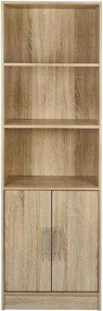 ΒΙΒΛΙΟΘΗΚΗ ΜΕΛΑΜΙΝΗΣ ENSLEY HM2027.02 SONAMA 60X30X180 εκ.