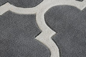 Χαλί DKD Home Decor 160 x 230 x 2 cm Γκρι πολυεστέρας Χωρίς Δακτύλιο