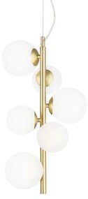 Φωτιστικό Οροφής Perlage 283821 26x252cm 6xG9 15W Gold Ideal Lux