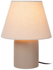 Φωτιστικό Επιτραπέζιο Lucide 06527-01-38 MACIA Μπεζ/Κρεμ (Beige/Creme)