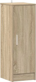 vidaXL Παπουτσοθήκη Sonoma Δρυς 32 x 35 x 92 εκ. από Επεξ. Ξύλο