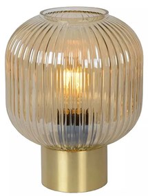 Φωτιστικό Επιτραπέζιο Lucide 45586-20-62 MALOTO Μελί (Amber)|Χρυσό Χρώμα (Gold Coloured)