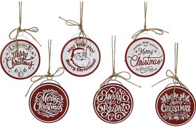 Χριστουγεννιάτικα Κρεμαστά Διακοσμητικά 14.5cm Σε 6 Σχέδια