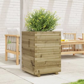 vidaXL Ζαρντινιέρα Κήπου 50x50x72 εκ. από Εμποτισμένο Ξύλο Πεύκου