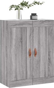 vidaXL Ντουλάπι Επιτοίχιο Γκρι Sonoma 69,5 x 34 x 90 εκ. Επεξεργ. Ξύλο