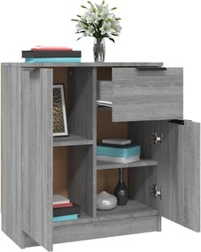 vidaXL Μπουφές Γκρι Sonoma 60x30x70 εκ. από Τεχνητό Ξύλο