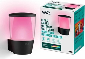 Απλίκες τοίχου Wiz Μαύρο Μέταλλο Πλαστική ύλη 950 Lm