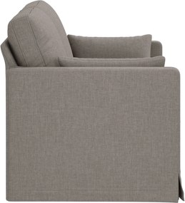 vidaXL Καναπές 120cm Taupe Μέταλλο