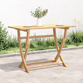 Τραπέζι Κήπου Πτυσσόμενο 110x55x75 εκ. Μασίφ Ξύλο Ακακίας - Καφέ