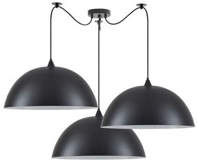 Φωτιστικό Οροφής Adept 77-8723 Φ50x31,5cm 3xE27 60W Black Homelighting