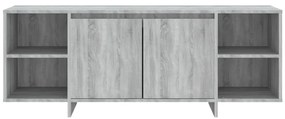 vidaXL Έπιπλο Τηλεόρασης Γκρι Sonoma 130x35x50 εκ. από Μοριοσανίδα