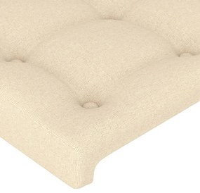 vidaXL Κεφαλάρια Κρεβατιού 4 τεμ. Κρεμ 72x5x78/88 εκ. Υφασμάτινα