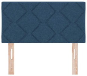 vidaXL Υφασμάτινο Κεφαλάρι Geometric με κεφαλάρι Μπλε 80 cm ύφασμα