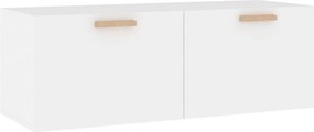 vidaXL Ντουλάπι Τοίχου άσπρο100x36,5x35 εκ. από Επεξεργασμένο Ξύλο