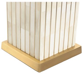 Επιτραπέζιο Φωτιστικό Home ESPRIT Μπεζ Χρυσό 50 W 220 V