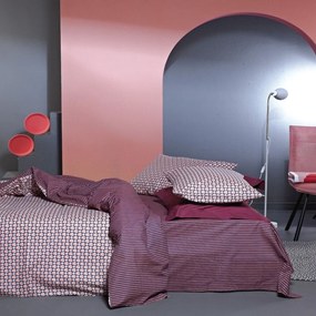 Πάπλωμα Charly 18 Salmon Pink-Blue-Grey Kentia Queen Size 220x240cm 100% Cotton