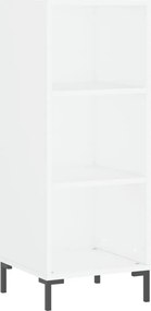 vidaXL Ντουλάπι Λευκό 34,5x32,5x90 εκ. Επεξεργασμένο Ξύλο