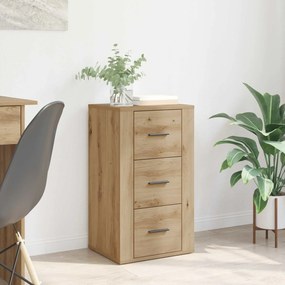 vidaXL Πλαϊνό γραφείο Artisan Oak 40 x 33 x 70 εκ. Επεξεργασμένο ξύλο