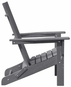 vidaXL Έπιπλα Χαλάρωσης Κήπου 2 pcs Ανοιχτό γκρι 74.5 x 80.5 x 90 εκ.