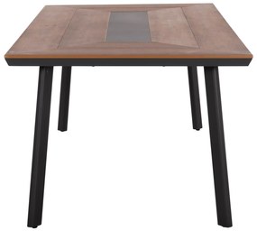 Τραπέζι TABER Αλουμινίου Γκρί με Επιφάνεια Polywood 200x100x75Υ εκ. 200x100x75 εκ.