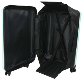 vidaXL Βαλίτσα Πράσινο της μέντας 43 x 27 x 66 εκ. ΑΒΣ Πλαστικό
