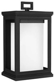 Φανάρι Απλίκα Φωτιστικό Τοίχου 1xE27 Μαύρο IP44 34cm Roscoe FE-ROSCOE-M Elstead Lighting FE-ROSCOE-M Μαύρο