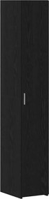 vidaXL Highboard Μαύρη Οξυά 30 x 42,5 x 185 εκ