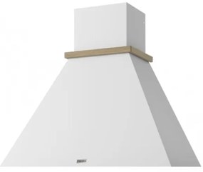 Franke Country FCL 90 NF Επιτοίχια Καμινάδα C 90cm Λευκή Η ξύλινη μετώπη δεν περιλαμβάνεται