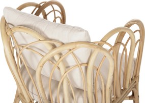 ΠΟΛΥΘΡΟΝΑ ESTOR HM9817 RATTAN ΣΕ ΦΥΣΙΚΟ-ΛΕΥΚΟ ΜΑΞΙΛΑΡΙ--Β'ΔΙΑΛΟΓΗΣ 78x75x92Υ εκ.