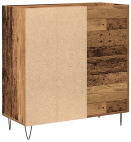 vidaXL ντουλάπι αποθήκευσης  δρυς 84,5 x 38 x 90 εκ επεξεργασμένο ξύλο