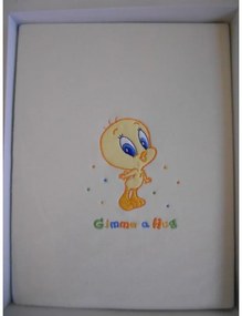 Baby Looney Tunes des.33  Βελουτέ Κουβέρτα Λίκνου