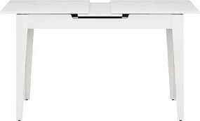 Τραπέζι Trendline Megapap επεκτεινόμενο χρώμα λευκό 120/150x70x75εκ.