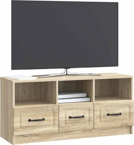 vidaXL Ντουλάπι TV Sonoma Δρυς 102 x 34,5 x 47 εκ Επεξεργασμένο Ξύλο