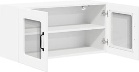vidaXL Ραφιέρα τοίχου LUCCA Λευκό 80 x 31 x 40 εκ Επεξεργασμένο Ξύλο