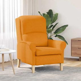 vidaXL Πολυθρόνα Σκούρο κίτρινο 76 x 94 x 102 εκ. ύφασμα